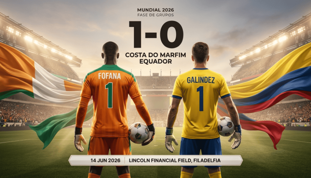 Guarda-redes: GR no Mundial: Costa do Marfim vs Equador